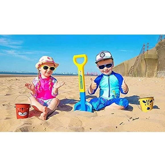 Learn & Play Metal Pail Set Animal Design, 12 pack NWT - Picture 5 of 5